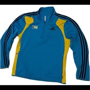 Adidas 2011 Bahamas National Team Issue Rare 1/4 Zip Training Top Mens SZ.LEUC